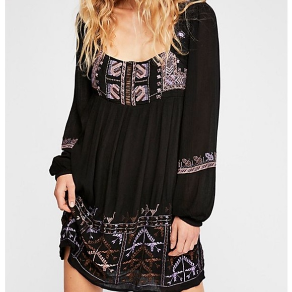 Free People Dresses & Skirts - NWT Free People Rhiannon Embroidered Dress S